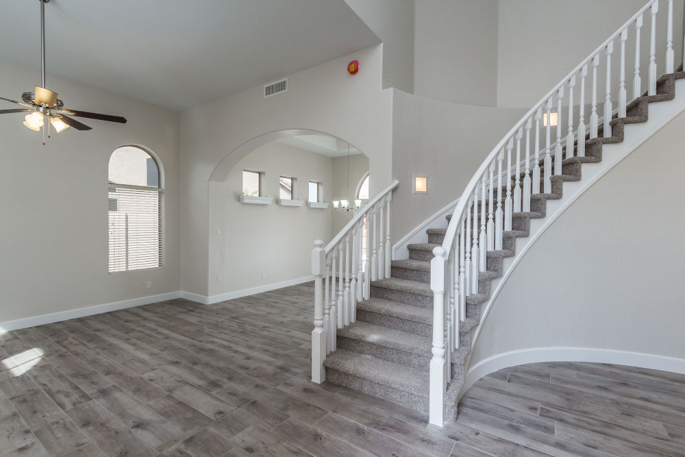 staircase in new home